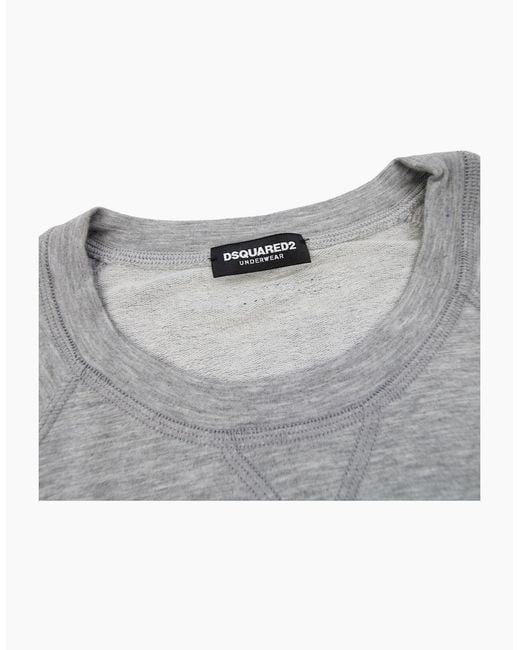 DSquared² Gray Light Weight Stretchy Top for men