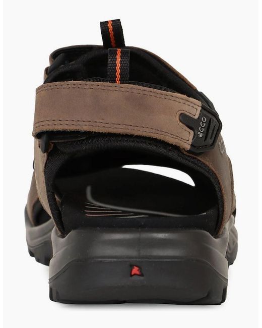 Ecco Black Trail Casual Sandals for men