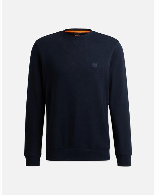Boss Blue Boss New Westart Crew Sweat for men