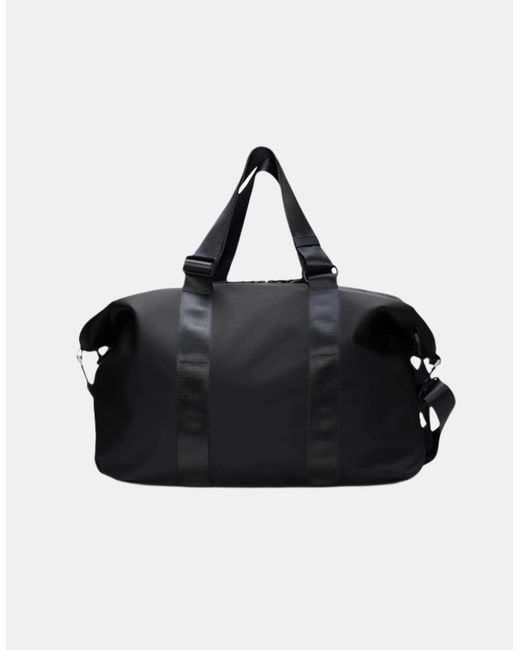 Rains Black Valera Weekend Bag Small