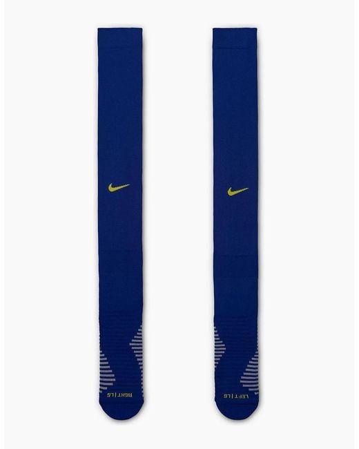 Nike Blue Fc Barcelona Long Socks