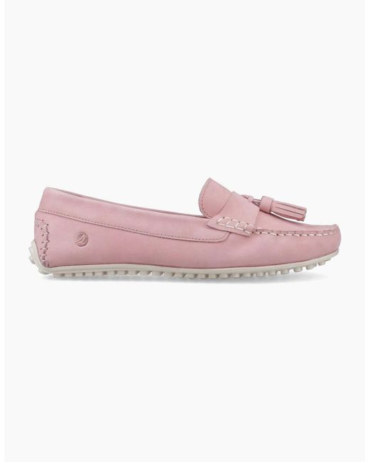 Sperry Top-Sider Pink Sperry Salvador Slip On Nubuck Moccasins Shoes
