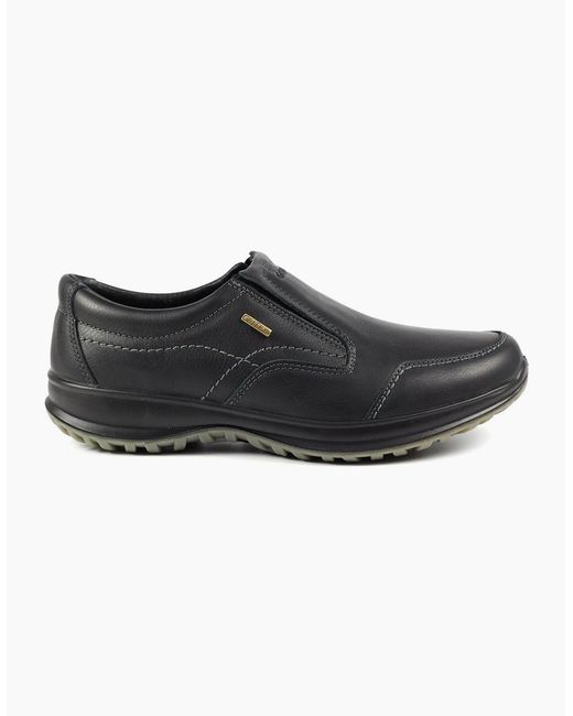 Grisport Black Melrose Slip On Shoes for men