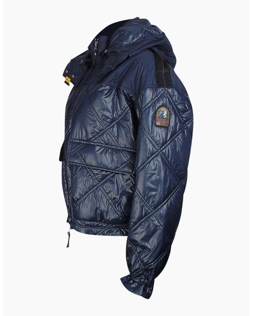 Parajumpers Blue Madina Pencil Dark Padded Jacket