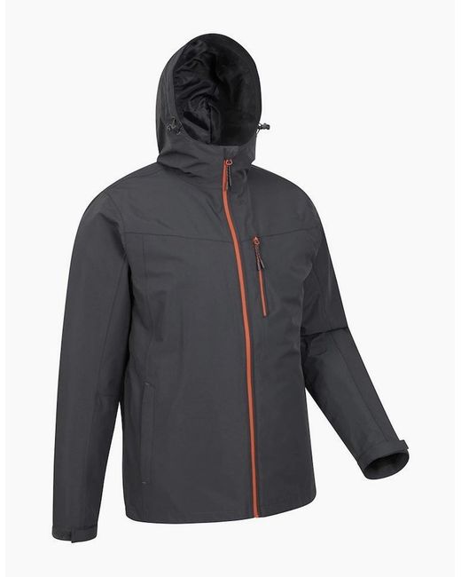 Mountain Warehouse Blue Brisk Extreme Waterproof Jacket for men