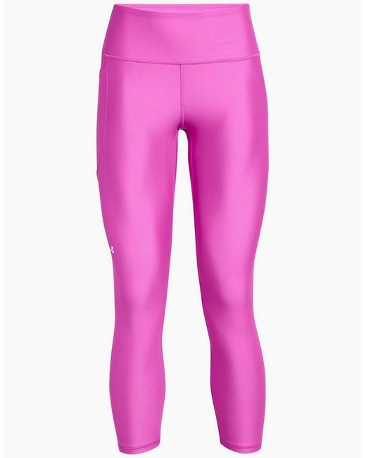 Under Armour Pink No Slip Waistband Ankle Leggings