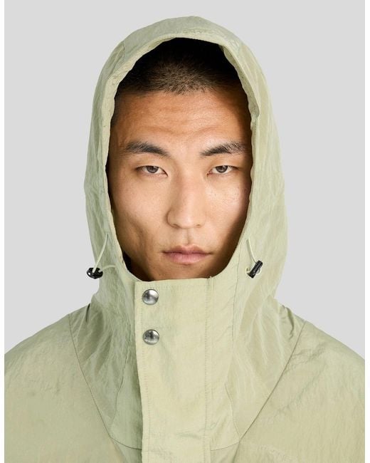 Lyle & Scott Green Utility Anorak Jacket for men