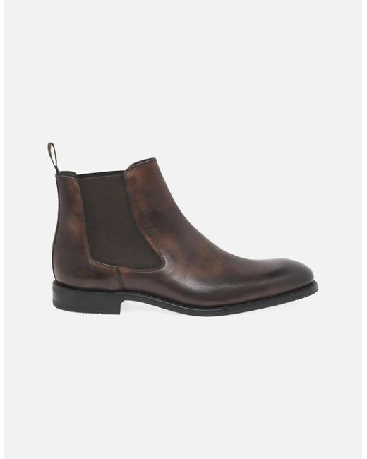 Loake Brown Wareing Chelsea Boots for men
