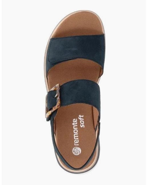 Remonte Blue Ladies Sandals D1J62-14
