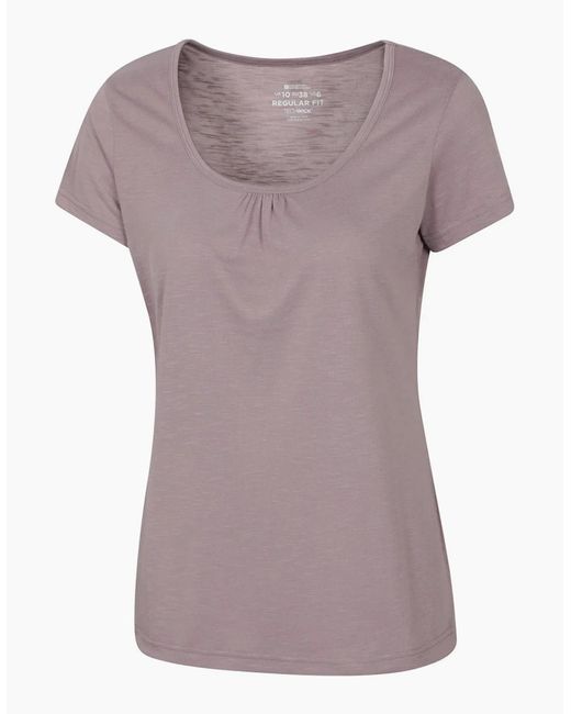 Mountain Warehouse Purple Ladies Agra Quick Dry T-Shirt