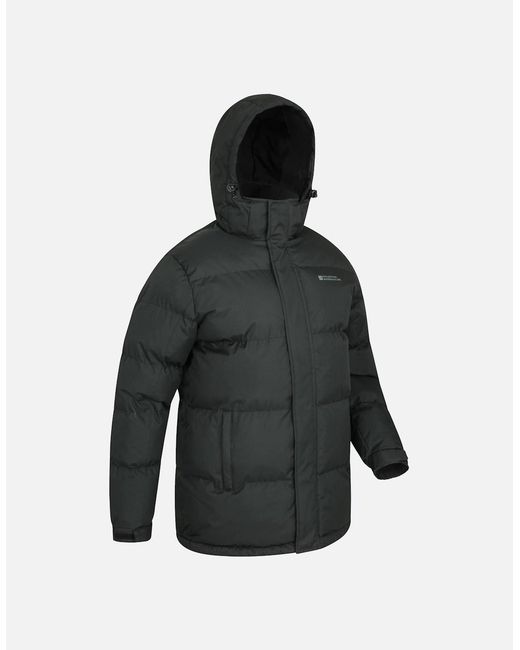 Mountain Warehouse Black Snow Padded Jacket for men