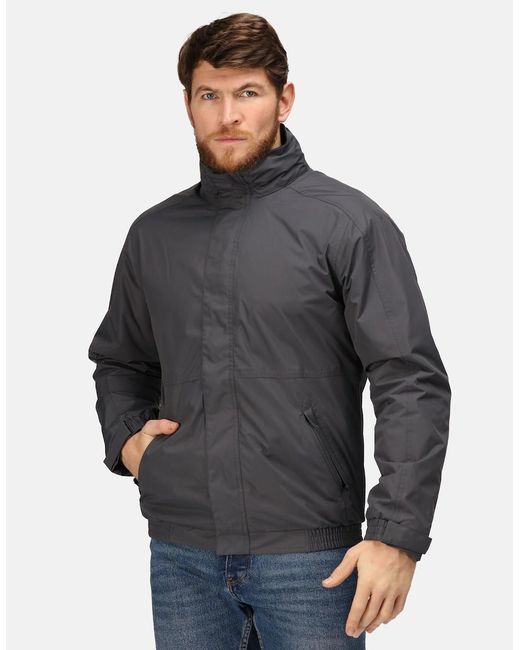 Regatta Gray Dover Waterproof Windproof Jacket for men