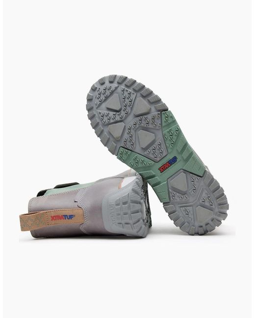 XtraTuf Gray Ankle Deck Leather Leather /Iceberg Wellington Boots