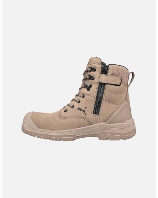 PUMA Natural Conquest Leather Safety Boots for men