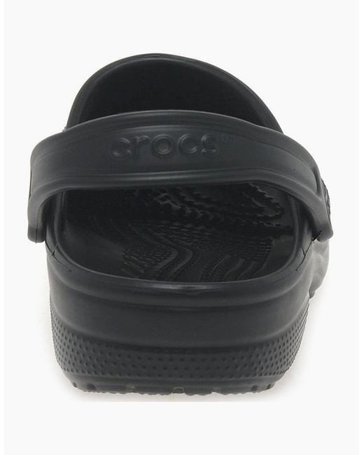 CROCSTM Black Classic Slip On Mules for men