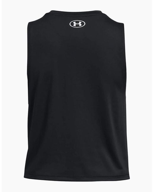 Under Armour Black Vanish Sleeveless Crew Neck Tank Vest