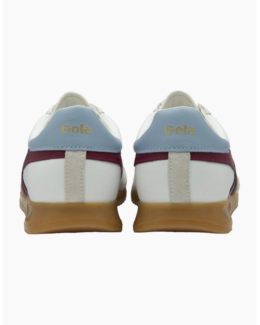 Gola White Torpedo Leather Trainers