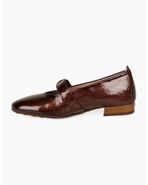 Hispanitas Brown Oslo Mary Jane Court Shoes