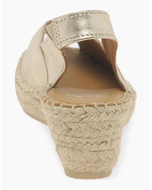 Toni Pons White Bernia Wedge Heel Espadrilles Sandals