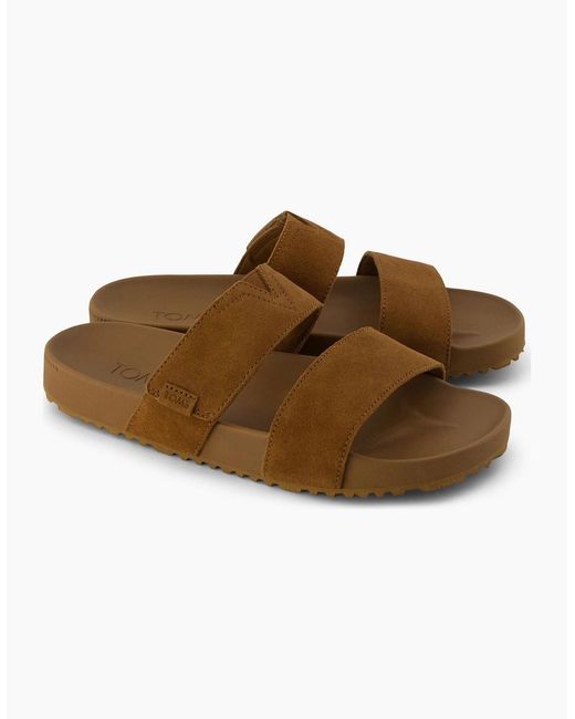 TOMS Brown Nico Sandals for men