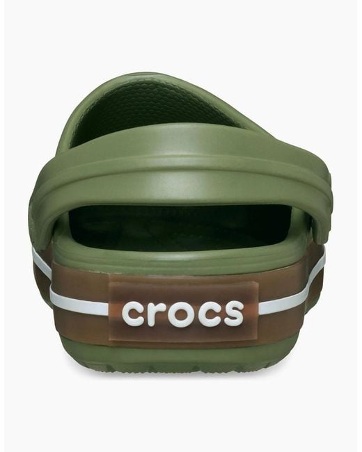 CROCSTM Green Crocband Gum Thermoplastic Cargo Trainers for men