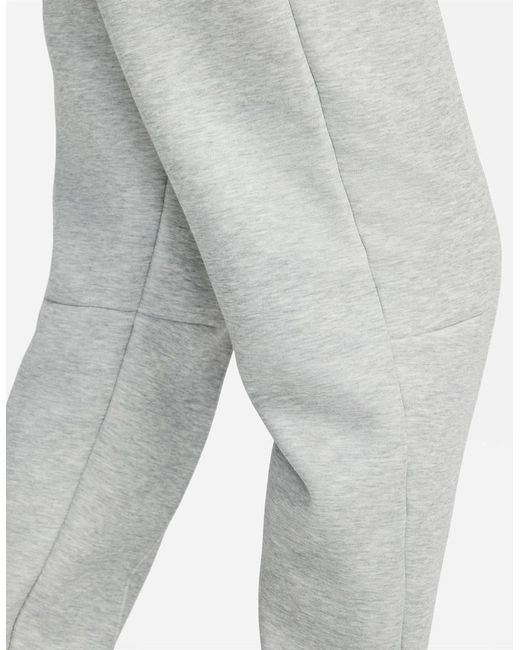 Nike Gray Sportswear Tech Fleece Mid Rise Joggers