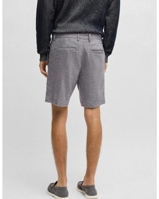 Boss Gray Boss C-Kane-Rds-Shorts 404 Dk for men