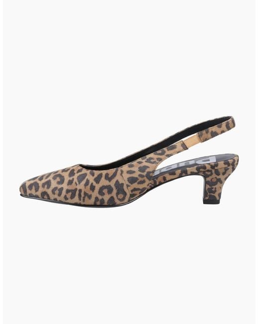 Hush Puppies Brown Nahla Kitten Slingback Court Shoes