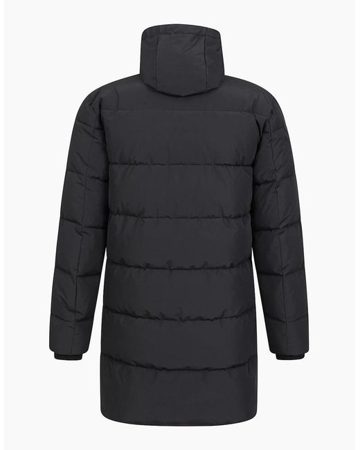 Mountain Warehouse Blue Vortex Longline Padded Jacket for men