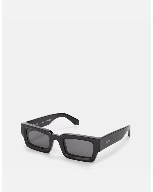 Off-White c/o Virgil Abloh White Lecce Rectangle Full Rim Sunglasses for men