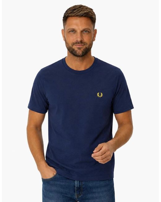 Fred Perry Blue Ringer T-Shirt French for men