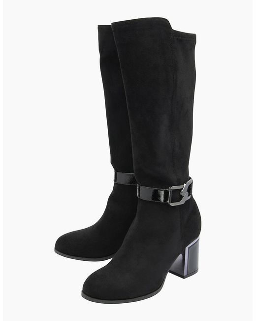 Lotus Black Harwin Knee High Boots