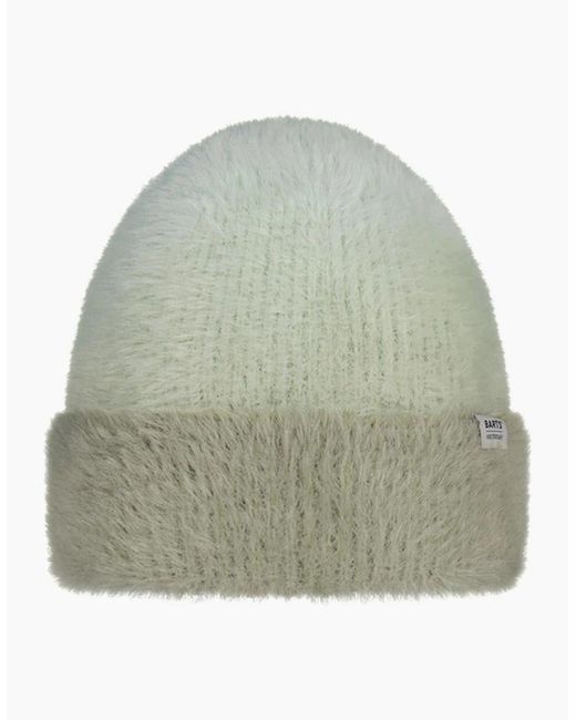 Barts Green Luola Stretchy Soft Dip-Dye Beanie