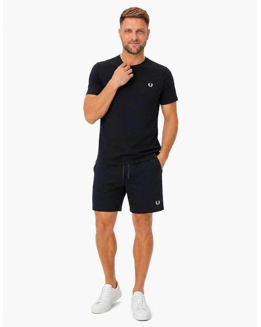 Fred Perry Blue Swim Shorts for men