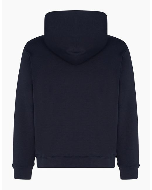Paul & Shark Blue Active Fleece Soft Cotton Blend Hoodie for men