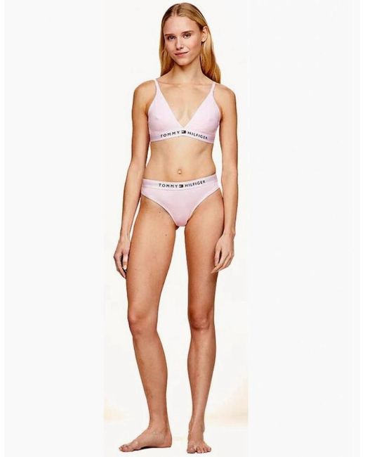 Tommy Hilfiger Pink Th Original Thong, Light