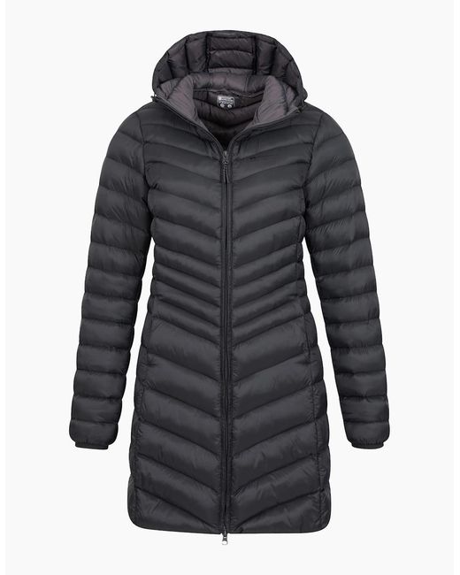 Mountain Warehouse Blue Ladies Florence Long Padded Jacket