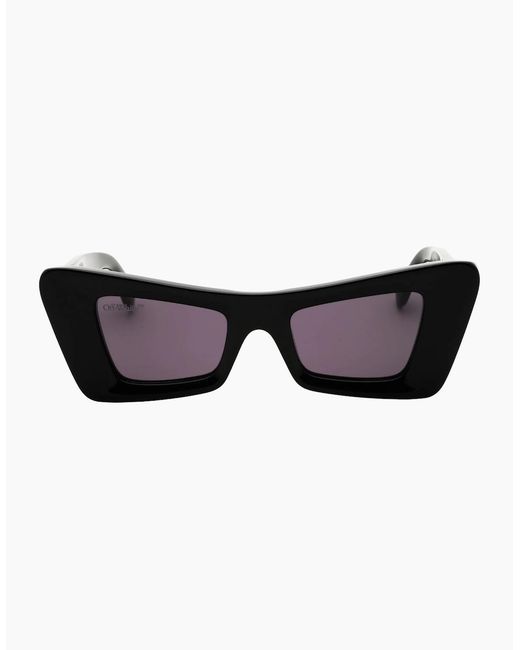 Off-White c/o Virgil Abloh Brown Af Accra Thick Framed Sunglasses