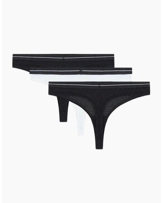 Boss Black 3-Pack Power Logo Thongs