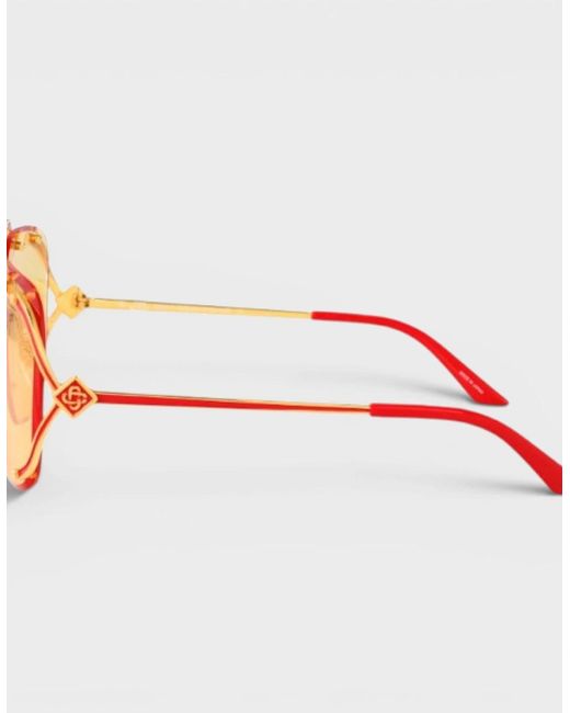 Casablanca Natural Stainless Steel Aviator Enamel