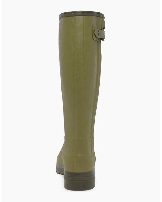 Le Chameau Green Chasseur Neo Wellingtons for men