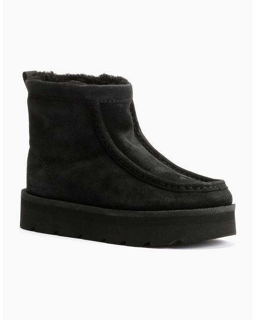 Clarks Black Originals Meare Rooey Suede Boots