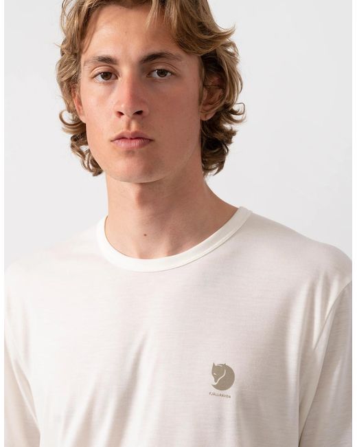 Fjallraven White High Coast Short Sleeve Top for men