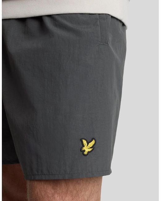 Lyle & Scott Natural Plain Swim Shorts for men