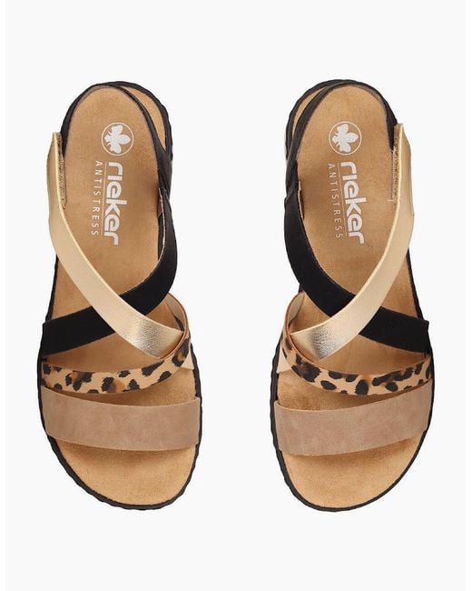 Rieker Brown Kaz Sandals