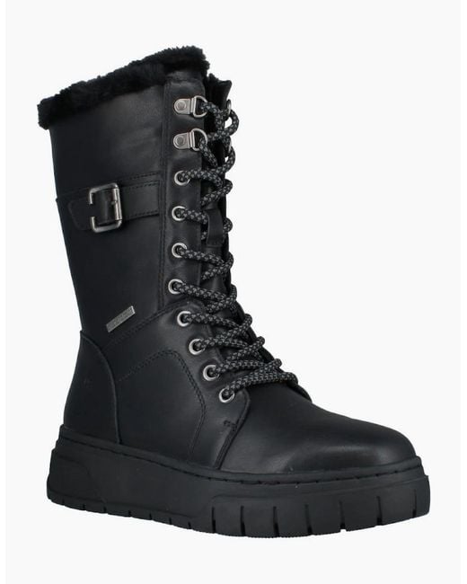 Josef Seibel Black Winnie 03 Calf Boots