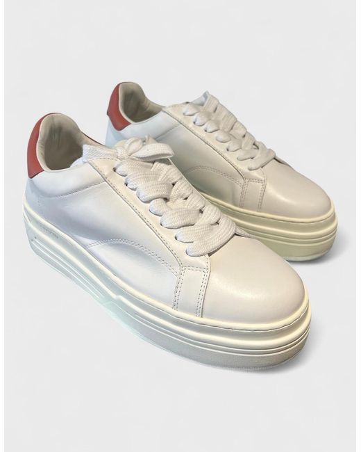Lanvin White Ddb0 Platform Sneakers Wmns