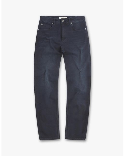 Vingt Quatre Denim Blue Vingt Quatre Slim Fit Jeans for men