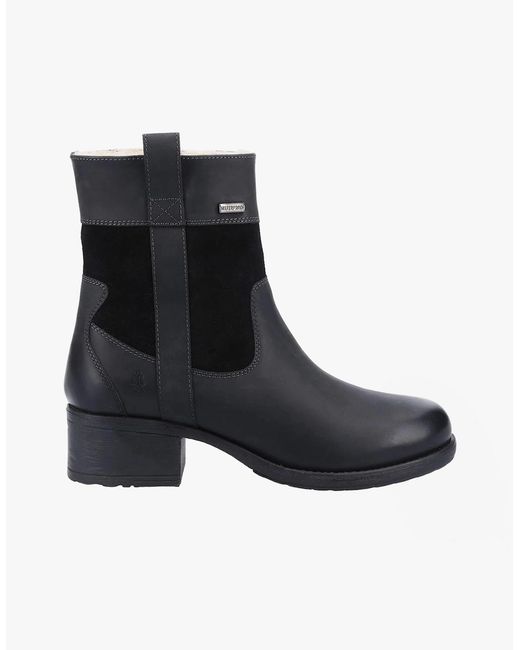 Hush Puppies Black Saskia Boots