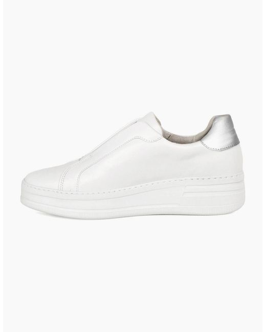 Gabor White Kea Trainers